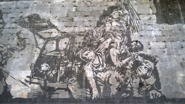 William Kentridge, Triumphs and Laments (part.: Il ritrovamento del corpo di Aldo Moro; L’Estasi di Santa Teresa di Gian Lorenzo Bernini), 2016