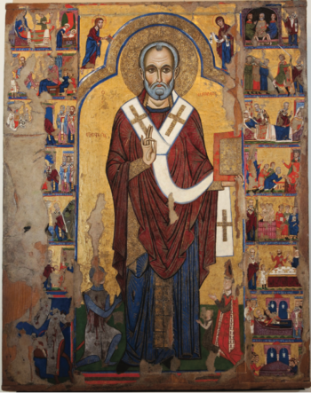 Icona con San Nicola e scene della sua Vita, Byzantine Museum, Nicosia
